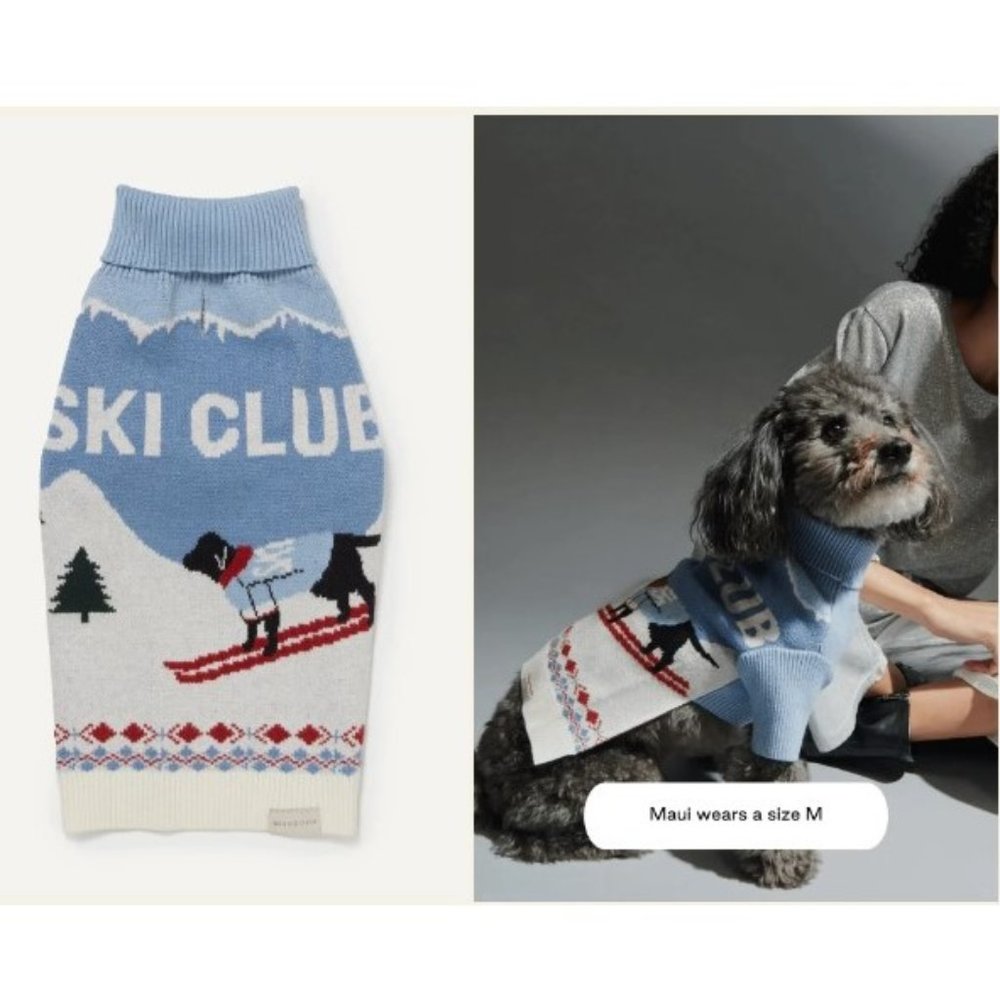 MAXBONE - Light Blue SKI Club Jumper - Size L - BNWT